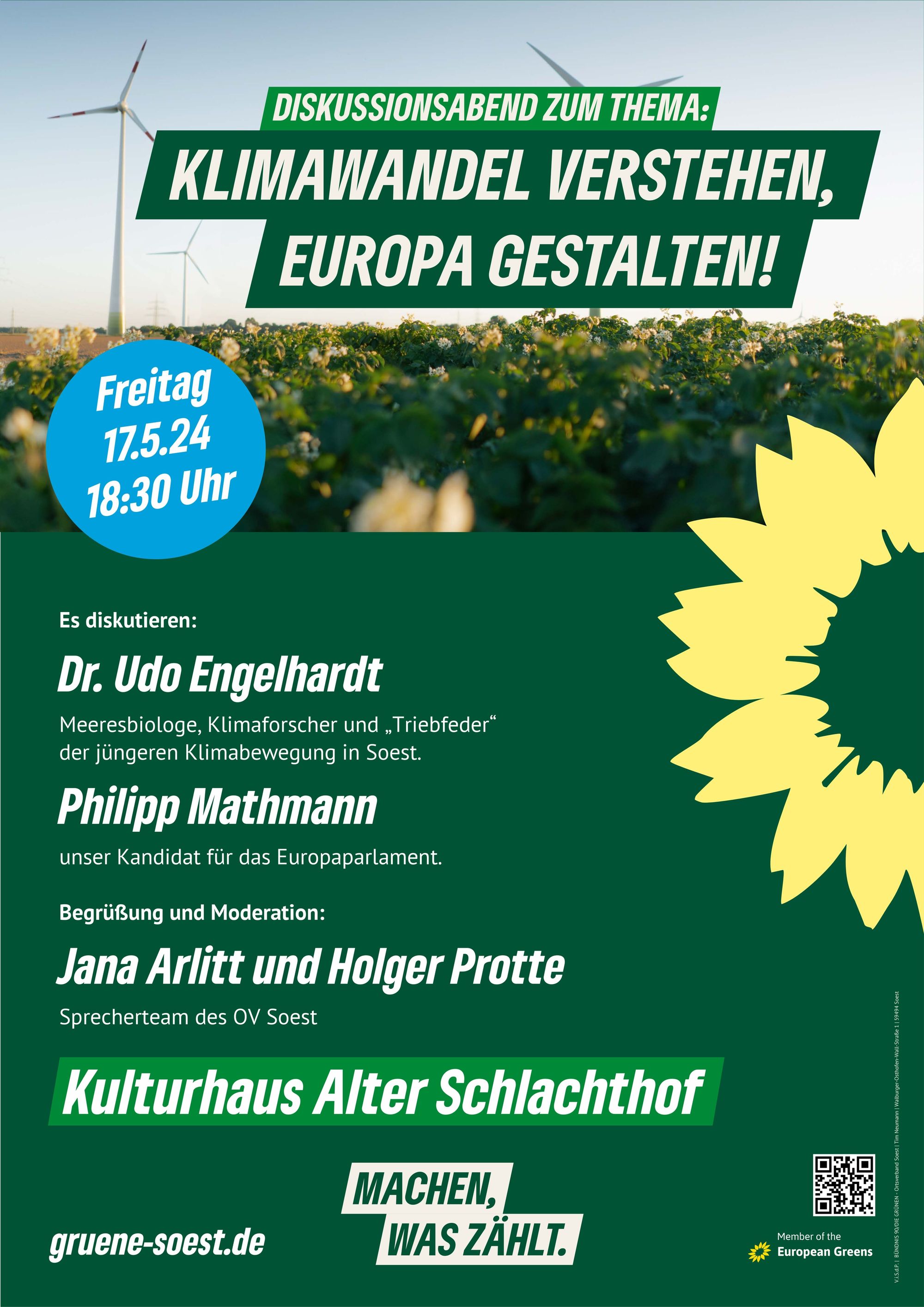 Unser Kandidat für die Europaliste Philipp Mathmann in Soest...