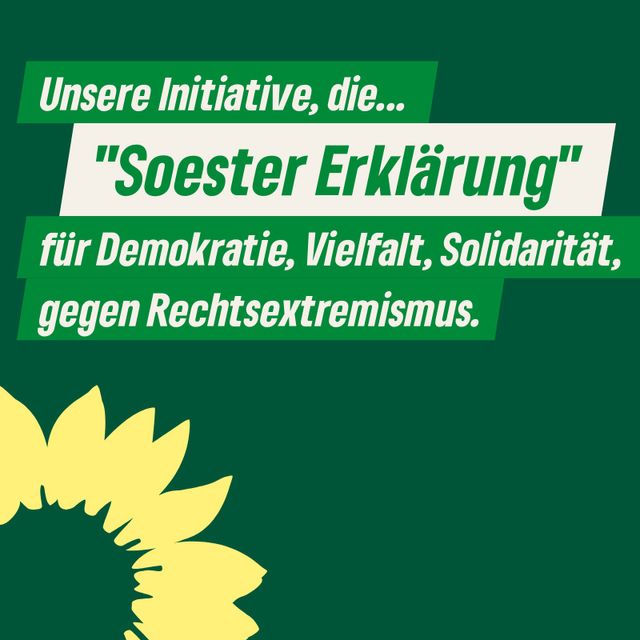 Soester GRÜNE und CDU bringen die „Soester Erklärung“ auf den Weg.